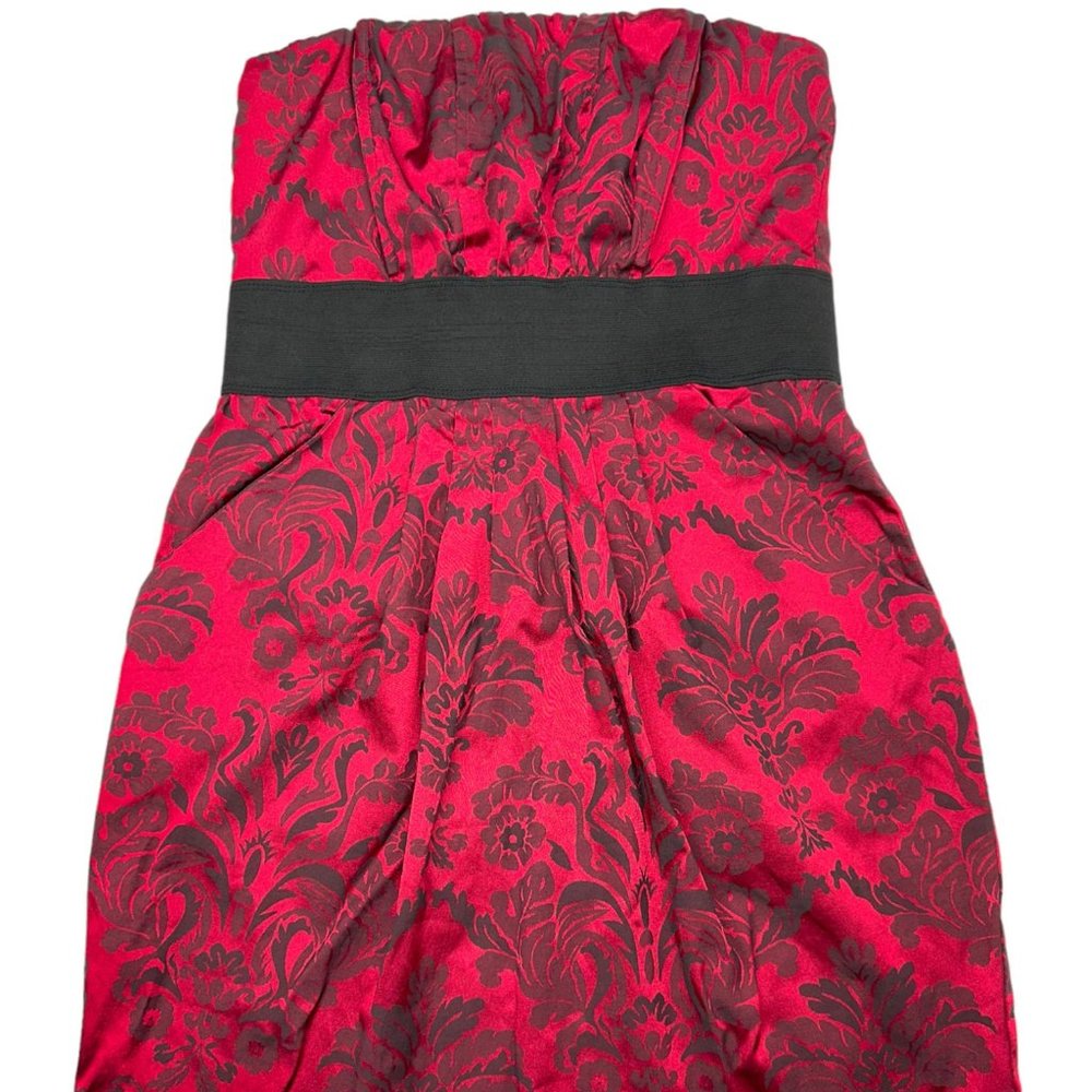 Speechless Ruby Floral Damask Mini Dress (11)